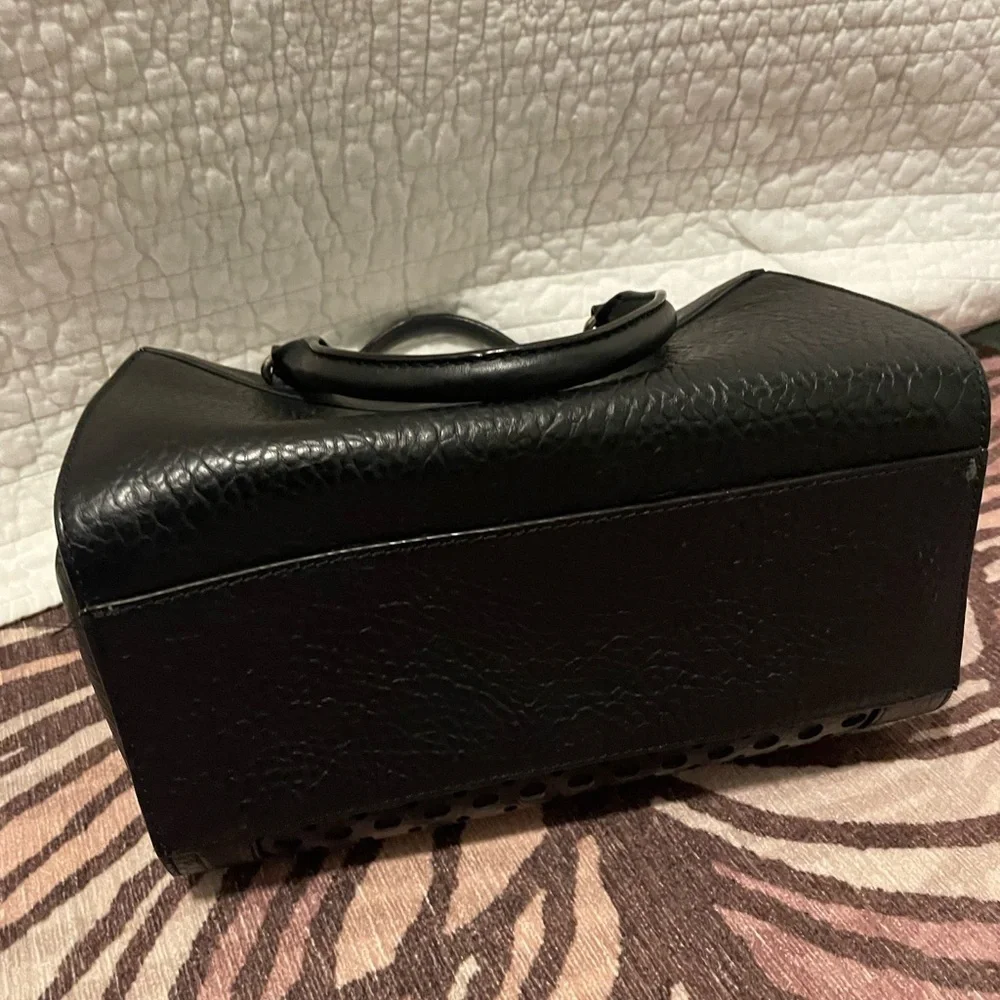 Kate Spade Black Textured Satchel